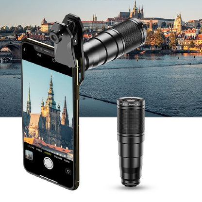 APEXEL APL-22X105 4 in 1 Metal 22X Telephoto + Fisheye + Wide Angle + Macro Starlight Polarization Universal External Mobile Phone Lens Set - Macro & Wide-angle by APEXEL | Online Shopping South Africa | PMC Jewellery