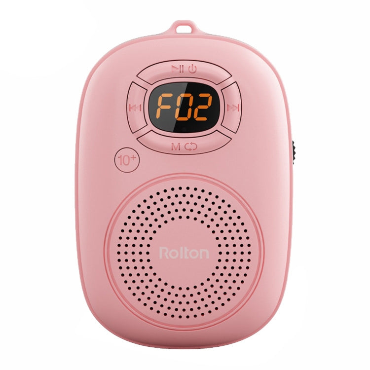 Rolton E200 Mobile Phone Wireless Bluetooth Speaker Mini Portable Outdoor Small Audio Subwoofer Speaker(Pink) - Mini Speaker by Rolton | Online Shopping South Africa | PMC TechLife | Buy Now Pay Later Mobicred