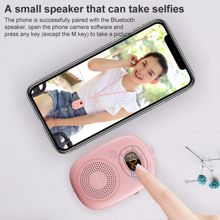 Rolton E200 Mobile Phone Wireless Bluetooth Speaker Mini Portable Outdoor Small Audio Subwoofer Speaker(Pink) - Mini Speaker by Rolton | Online Shopping South Africa | PMC TechLife | Buy Now Pay Later Mobicred