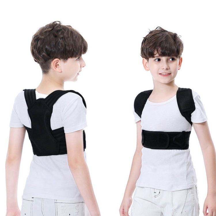 Breathable Stealth Correction Belt Children Humpback Correction Back Fixed Internal Wear Posture Belt, Size:M(Black) - Corrector by PMC Jewellery | Online Shopping South Africa | PMC Jewellery