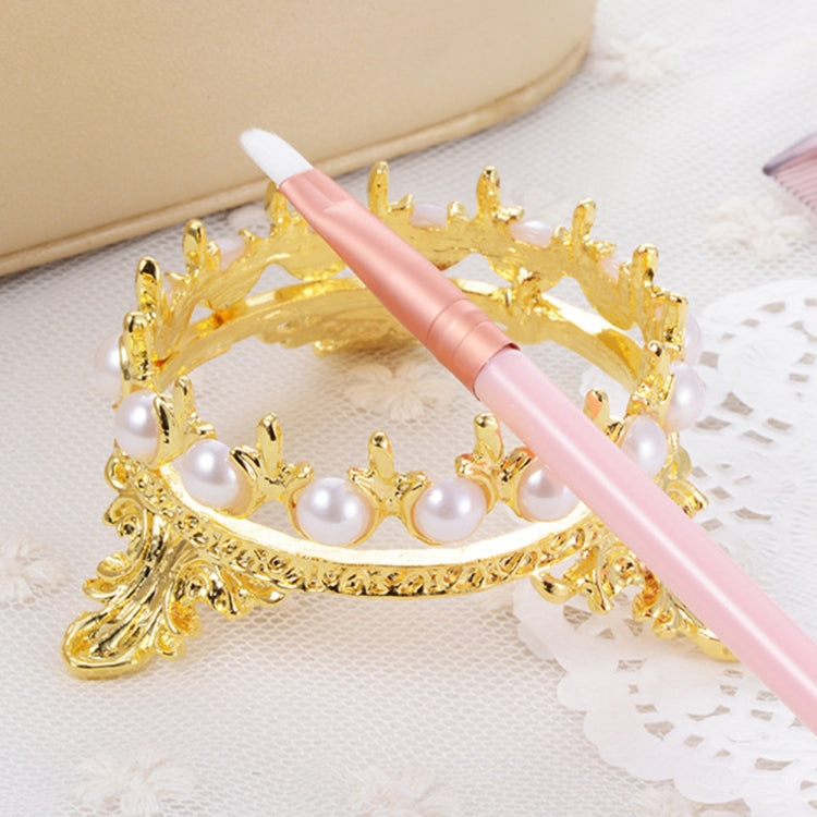 Portable Pearls Rack Crown Novelty Home Alloy Tools Stand Nail Art Brush Pen Holder(Gold) - Tools by PMC Jewellery | Online Shopping South Africa | PMC Jewellery