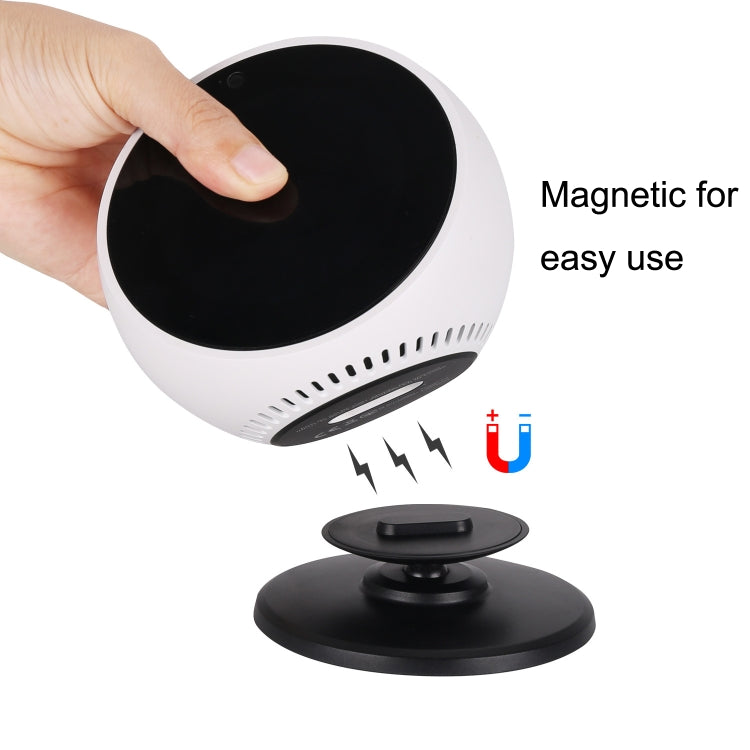 A311 For Amazon Echo Spot Angle Adjustable Bluetooth Speaker Magnets Bracket(Black) - Speaker Bracket by PMC Jewellery | Online Shopping South Africa | PMC Jewellery