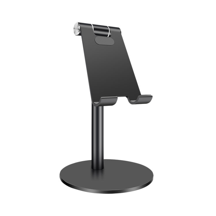 Adjustable Aluminum Alloy Cell Phone Tablet Holder Desk Stand Mount(Black) - Desktop Holder by PMC Jewellery | Online Shopping South Africa | PMC Jewellery