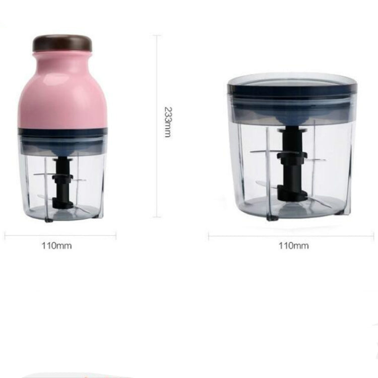 Portable Mixing Cup Electric Soy Milk Juicer Multi-function Cooking Machine Home Meat Grinder(Pink) - free shipping - PMC TechLife - Order now!