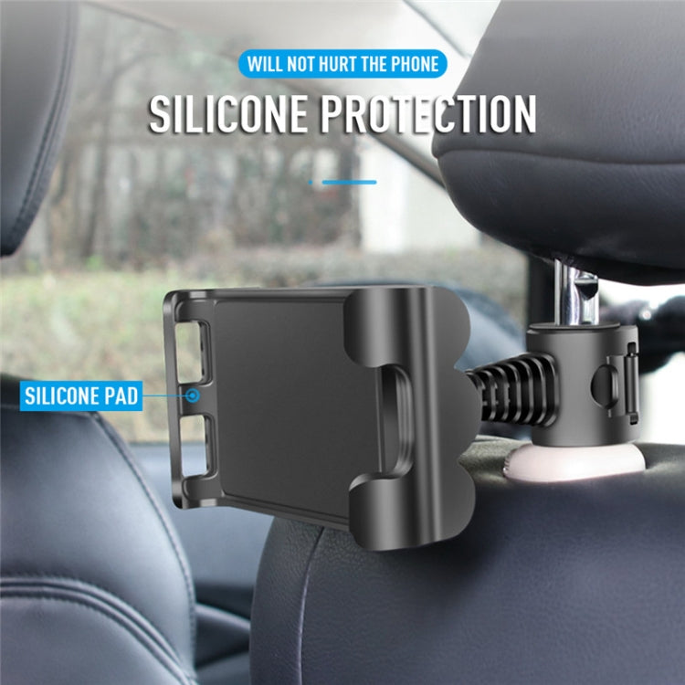Universal Adjustable Car Tablet Stand Holder Car Seat Back Bracket For 4-11 Inch Tablet(Red) - Car Holders by PMC TechLife | Online Shopping South Africa | PMC TechLife
