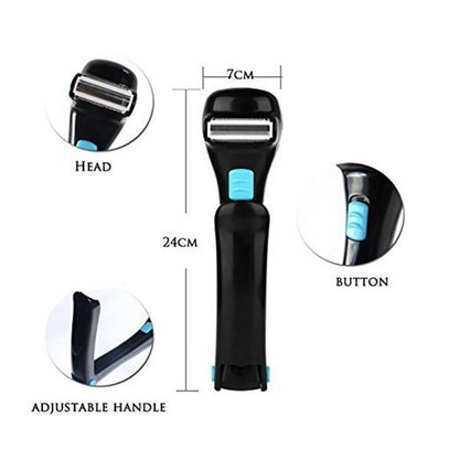 Foldable Long Handle Electric Shaver On Back - Electric Shavers by PMC Jewellery | Online Shopping South Africa | PMC Jewellery