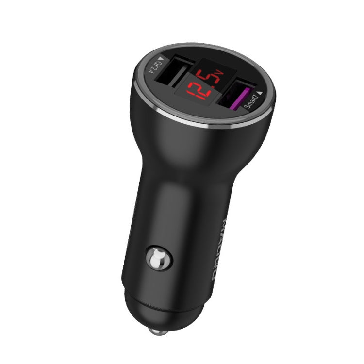QIAKEY QK505L Dual Ports Fast Charge Car Charger(Black) - free shipping - PMC TechLife - Order now!
