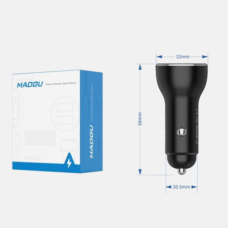 QIAKEY QK789 Dual Ports Fast Charge Car Charger(Black) - free shipping - PMC TechLife - Order now!