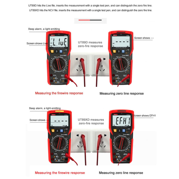 UNI-T UT89XE Digital High-Precision Multimeter Digital Display Multi-Meter - free shipping - PMC TechLife - Order now!