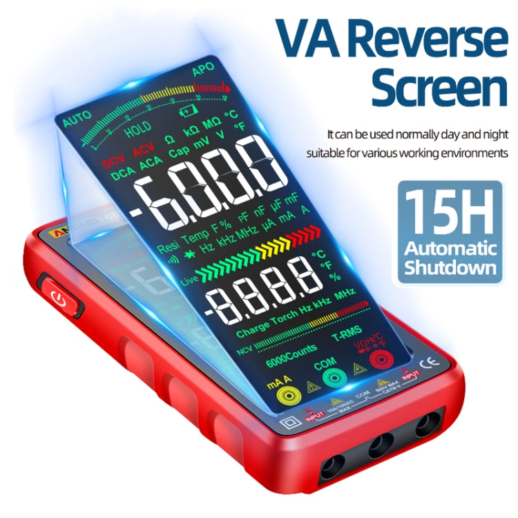 ANENG 682 Smart VA Reverse Display Automatic Range Rechargeable Multimeter(Black) - free shipping - PMC TechLife - Order now!