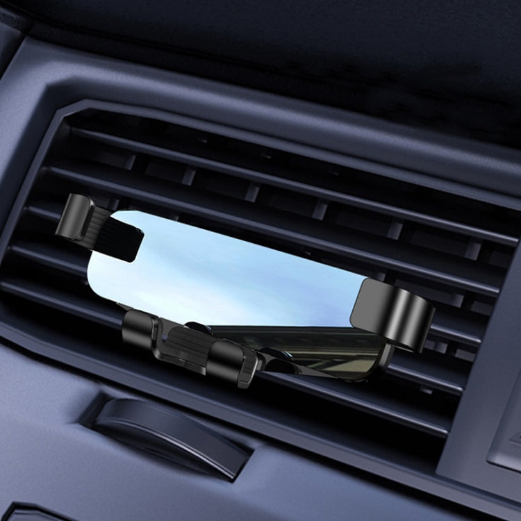 650 Vehicle-mounted Mobile Phone Gravity Bracket Air Outlet Navigation Holder, Color:Black - Car Holders by PMC TechLife | Online Shopping South Africa | PMC TechLife