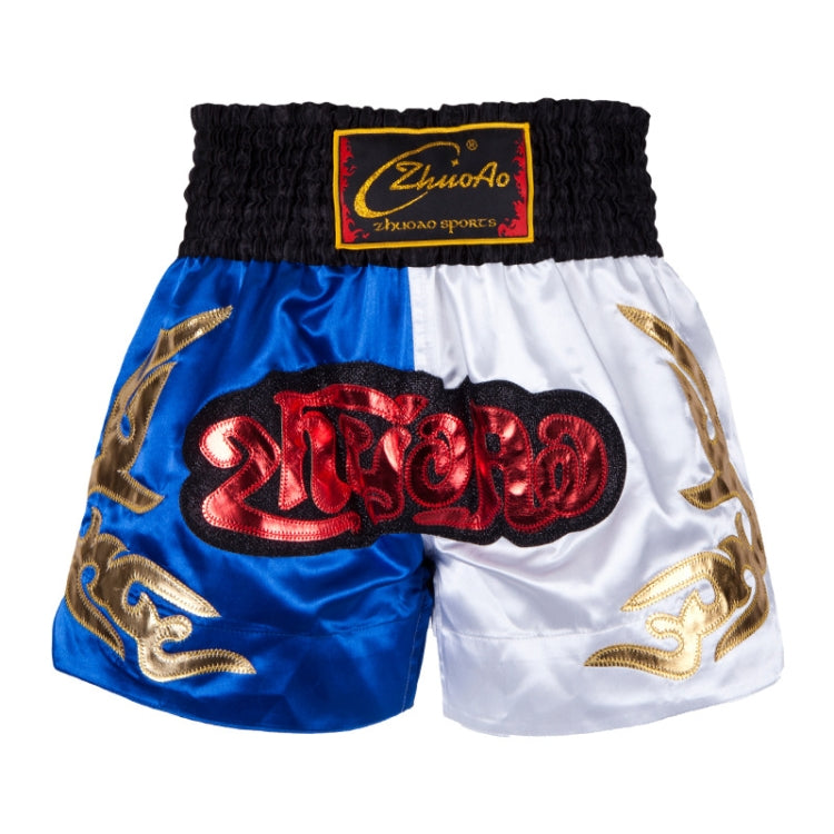 ZhuoAo Muay Thai/Boxing/Sanshou/Fighting Shorts for Men and Women, Size:XS(Black Waist Stitching) - Sportswear by ZhuoAo | Online Shopping South Africa | PMC Jewellery