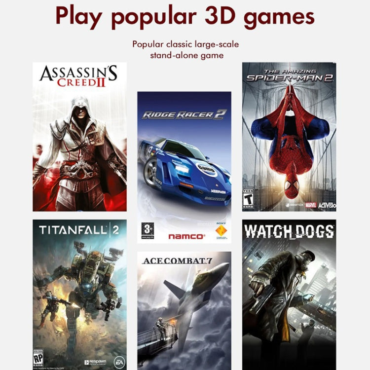 GD10 32G Built-In 10000+ Games Dual System Set-Top Box 3D Home 4K HD  TV Game Console Box EU Plug(White) - free shipping - PMC TechLife - Order now!