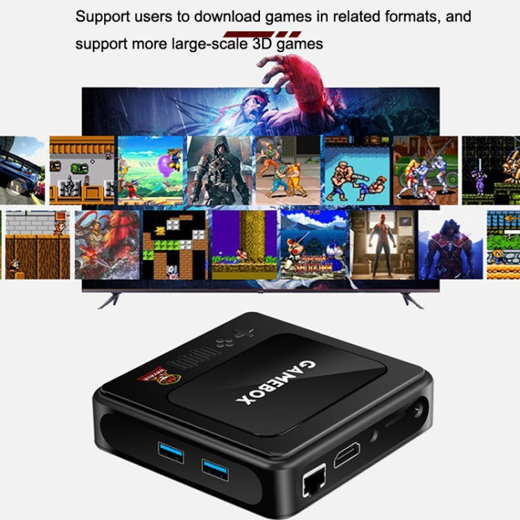 GD10 32G Built-In 10000+ Games Dual System Set-Top Box 3D Home 4K HD  TV Game Console Box UK Plug(Black) - free shipping - PMC TechLife - Order now!