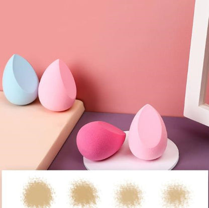 3 PCS Love Makeup Eggs No Powder Makeup Egg Puff Set(4 Colors Random) - Cosmetic Puff by PMC Jewellery | Online Shopping South Africa | PMC Jewellery