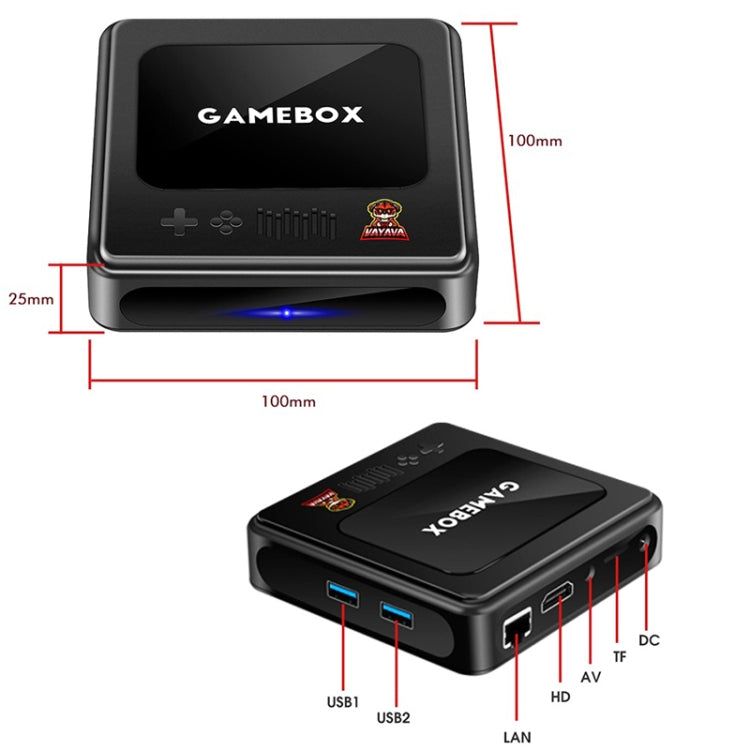 GD10 256G Built-In 60000+ Games Dual System Set-Top Box 3D Home 4K HD  TV Game Console Box EU Plug(White) - free shipping - PMC TechLife - Order now!