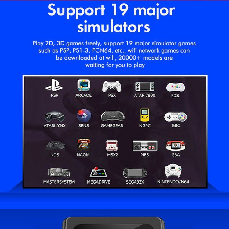 GD10 256G Built-In 60000+ Games Dual System Set-Top Box 3D Home 4K HD  TV Game Console Box UK Plug(White) - free shipping - PMC TechLife - Order now!