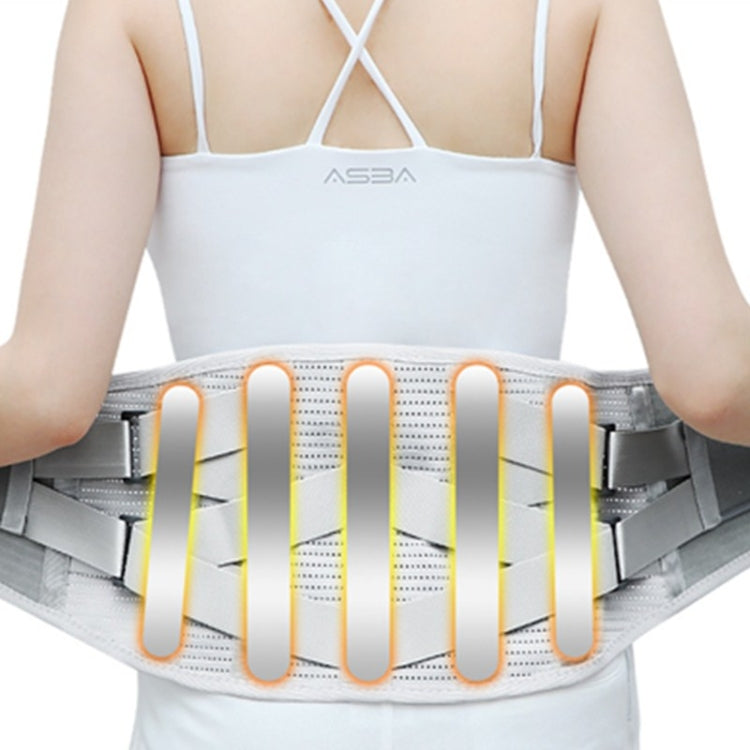 Steel Plate Support Warm And Breathable Waist Belt Waist Orthosis, Size:M - Corrector by PMC Jewellery | Online Shopping South Africa | PMC Jewellery