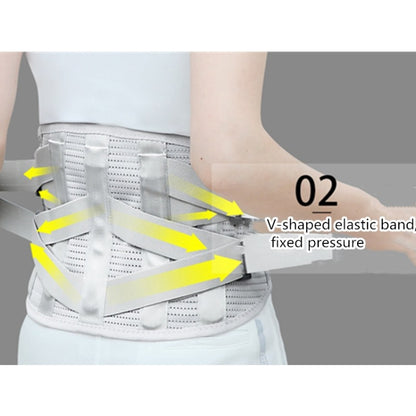 Steel Plate Support Warm And Breathable Waist Belt Waist Orthosis, Size:L - Corrector by PMC Jewellery | Online Shopping South Africa | PMC Jewellery