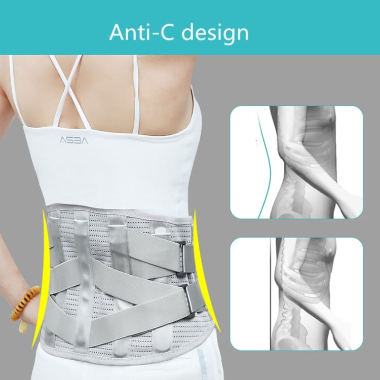 Steel Plate Support Warm And Breathable Waist Belt Waist Orthosis, Size:XL - Corrector by PMC Jewellery | Online Shopping South Africa | PMC Jewellery