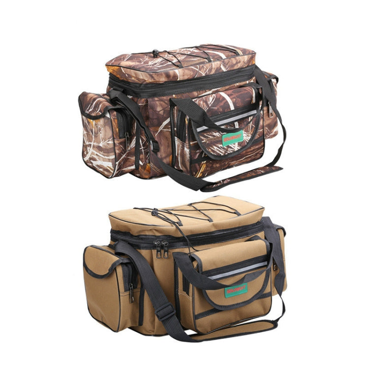 SeaKnight SK003 Multifunctional Lure Bag Shoulder Messenger Bag Fishing Gear Waist Bag(Straw) - Storage Boxes & Storage Bags by SeaKnight | Online Shopping South Africa | PMC TechLife | Buy Now Pay Later Mobicred
