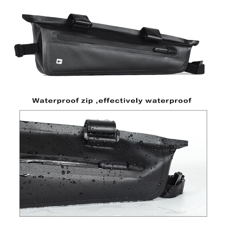 Rhinowalk Bicycle Front Beam Triangle Bag TPU Waterproof Mountain Road Bike Long-distance Riding Saddle Bag(Small 2.2L) - free shipping - PMC TechLife - Order now!