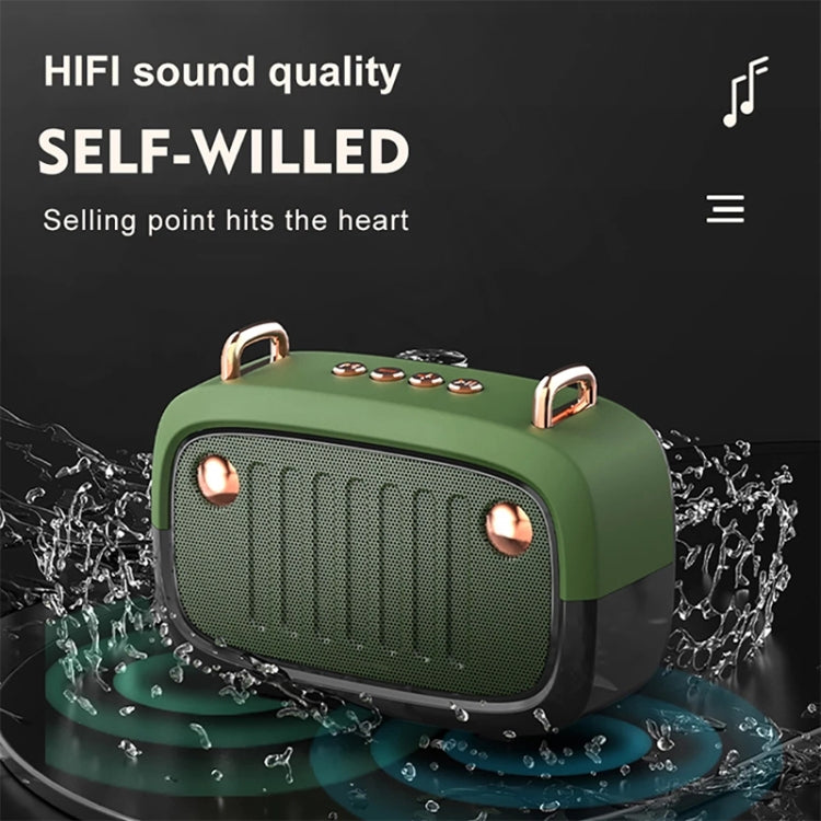 BS32D Wireless Bluetooth Speaker Cartoon Subwoofer Outdoor Card Portable Mini Speaker(Blue) - Mini Speaker by PMC Jewellery | Online Shopping South Africa | PMC Jewellery