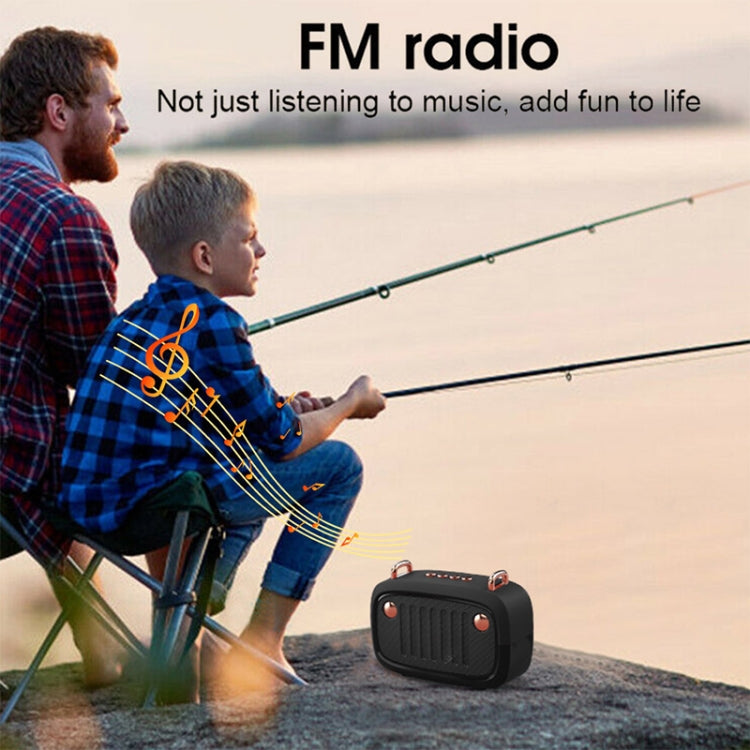 BS32D Wireless Bluetooth Speaker Cartoon Subwoofer Outdoor Card Portable Mini Speaker(Black) - Mini Speaker by PMC TechLife | Online Shopping South Africa | PMC TechLife