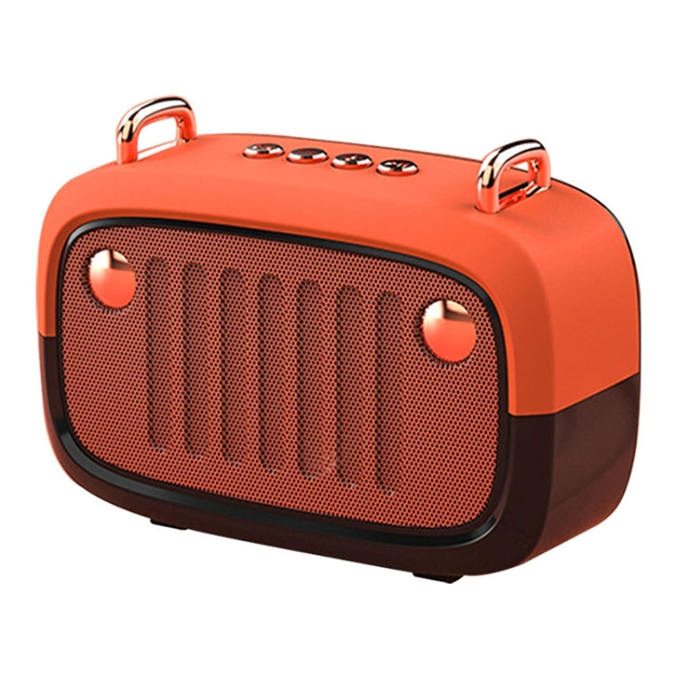 BS32D Wireless Bluetooth Speaker Cartoon Subwoofer Outdoor Card Portable Mini Speaker(Orange) - Mini Speaker by PMC Jewellery | Online Shopping South Africa | PMC Jewellery