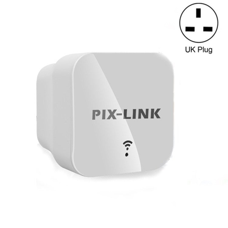 PIXLINK WR12 300Mbps WIFI Signal Amplification Enhanced Repeater, Plug Type:UK Plug - free shipping - PMC TechLife - Order now!