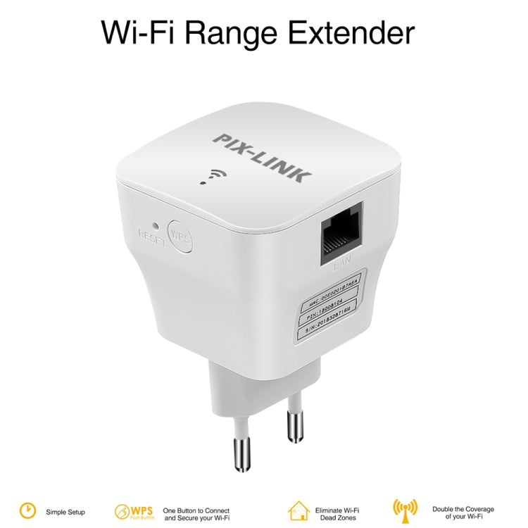 PIXLINK WR12 300Mbps WIFI Signal Amplification Enhanced Repeater, Plug Type:AU Plug - free shipping - PMC TechLife - Order now!