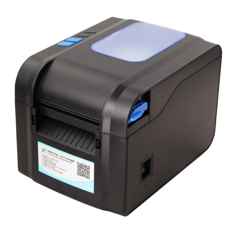 Xprinter XP-370B Barcode Printer Self-adhesive QR Code Printer Label Clothing Tag Thermal Ticket Machine(EU Plug) - Printer by Xprinter | Online Shopping South Africa | PMC Jewellery | Buy Now Pay Later Mobicred