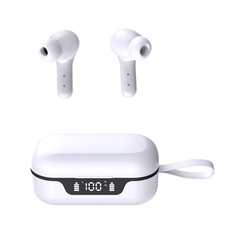 ANC Business Sports TWS Stereo Dual Ears Bluetooth V5.0+EDR Earphone with Charging Box(White) - TWS Earphone by PMC Jewellery | Online Shopping South Africa | PMC Jewellery