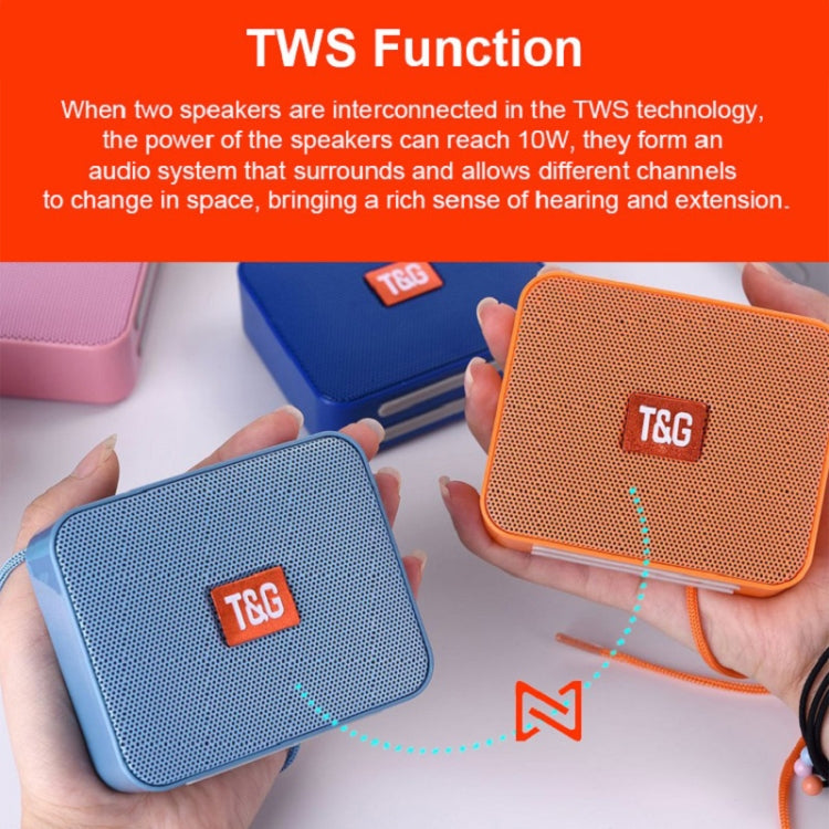 T&G TG166 Color Portable Wireless Bluetooth Small Speaker(Yellow) - Mini Speaker by T&G | Online Shopping South Africa | PMC Jewellery