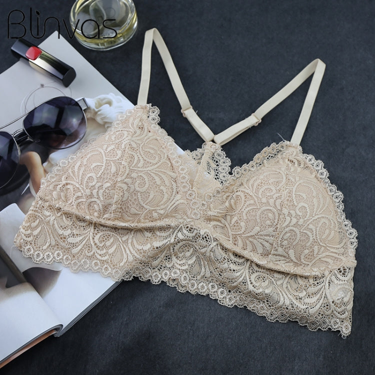 Camisole Female Wrapped Chest Tube Top Underwear Sexy Lace Gathered Base Bra with Chest Pad, Size:One Size(Skin) - Ladies Underwear by PMC Jewellery | Online Shopping South Africa | PMC Jewellery