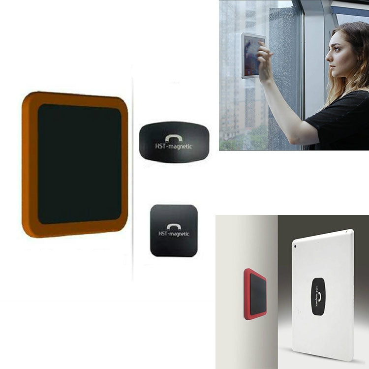 Wall-mounted iPad Magnetic Adsorption Universal Sticker Mobile Phone Wall Bracket(Orange B) - Hand-Sticking Bracket by PMC Jewellery | Online Shopping South Africa | PMC Jewellery