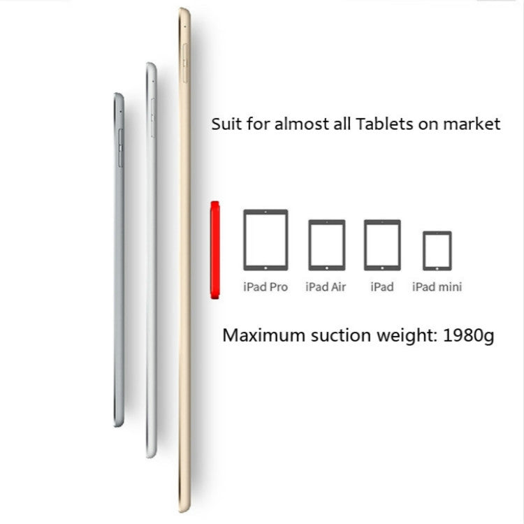 Wall-mounted iPad Magnetic Adsorption Universal Sticker Mobile Phone Wall Bracket(Black B) - free shipping - PMC TechLife - Order now!