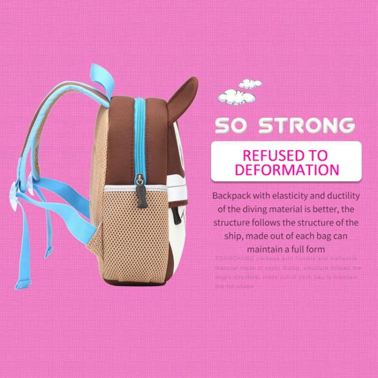 Cute Kid Toddler School Bags Kindergarten Children bag 3D Cartoon Animal Bag(Giraffe) - Kids Bags by PMC Jewellery | Online Shopping South Africa | PMC Jewellery