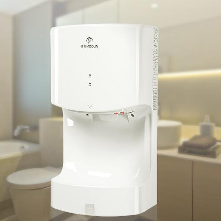 MODUN High Speed Fully Automatic Induction Intelligence Hand Dryer Hot and Cold Hand Dryer for Toilet, size:250*165*470MM(white) - free shipping - PMC TechLife - Order now!