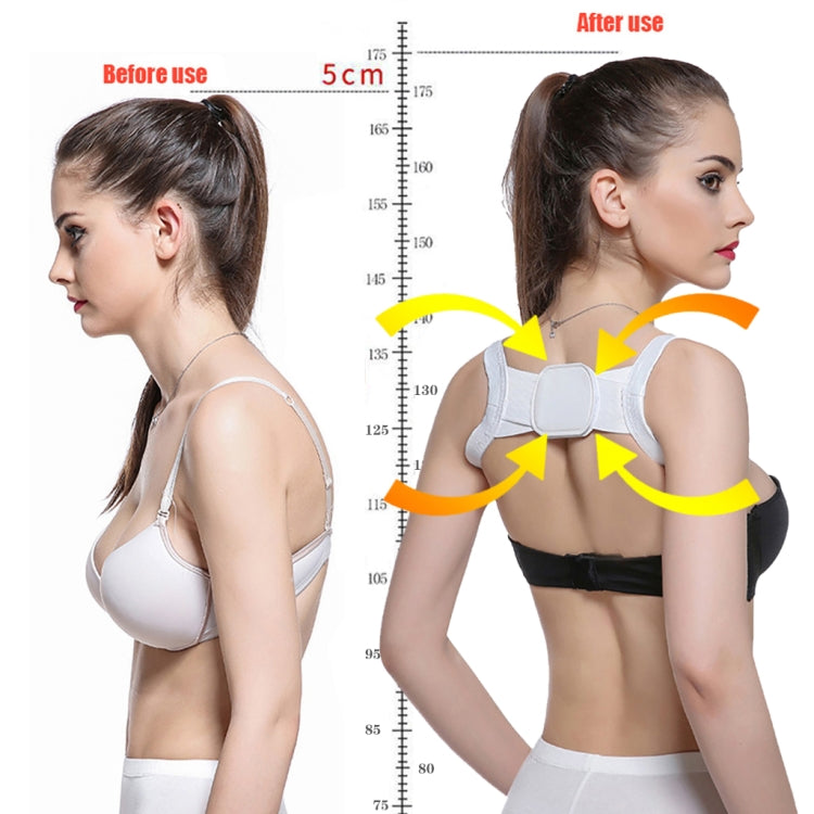 Adjustable Women Back Posture Corrector Shoulder Support Brace Belt Health Care Back Posture Belt, Size:XXL(White) - Corrector by PMC Jewellery | Online Shopping South Africa | PMC Jewellery