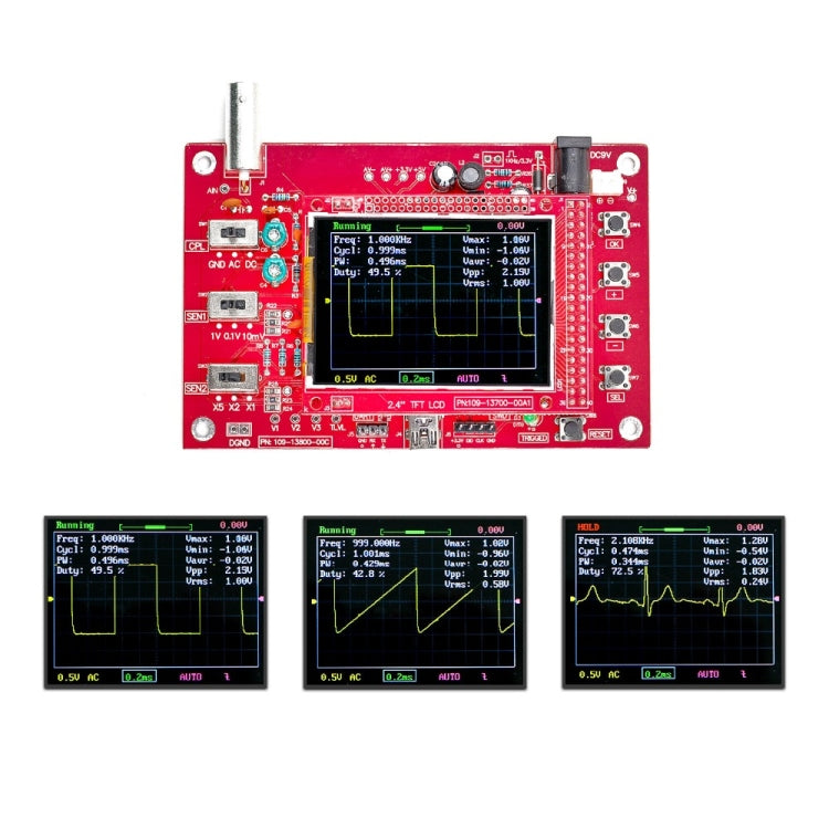 DSO138 Oscilloscope (Full Assembled) - free shipping - PMC TechLife - Order now!