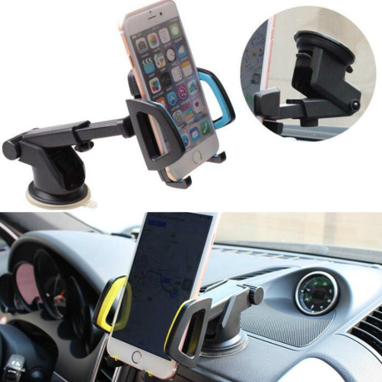 Car Phone Holder Car Air Outlet Mobile Phone Holder Suction Cup Navigation Instrument Panel General, Style:3 in 1(Blue) - Car Holders by PMC Jewellery | Online Shopping South Africa | PMC Jewellery