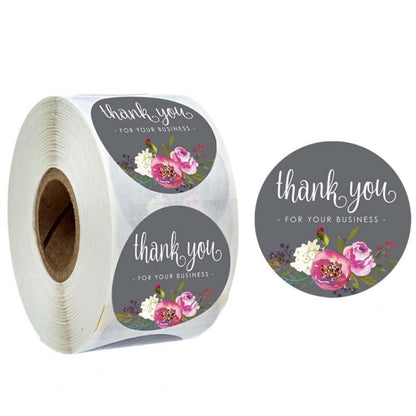 Roll Flower Decoration Thank You Seal Sticker Envelope Decoration Wedding Decoration, Size: 2.5cm/1inch(A-19) - Sticker & Tags by PMC Jewellery | Online Shopping South Africa | PMC Jewellery