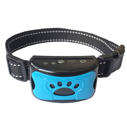 Rechargeable Waterproof Intelligent Identification Automatic Lock Bark Stop(Sky Blue) - Training Aids by PMC Jewellery | Online Shopping South Africa | PMC Jewellery