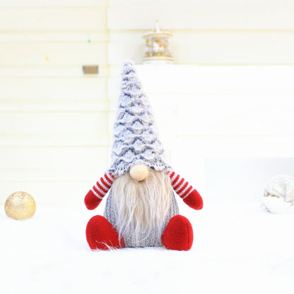 Christmas Decorations Santa Claus Faceless Doll Decoration Gift(Gray) - Dolls by PMC Jewellery | Online Shopping South Africa | PMC Jewellery