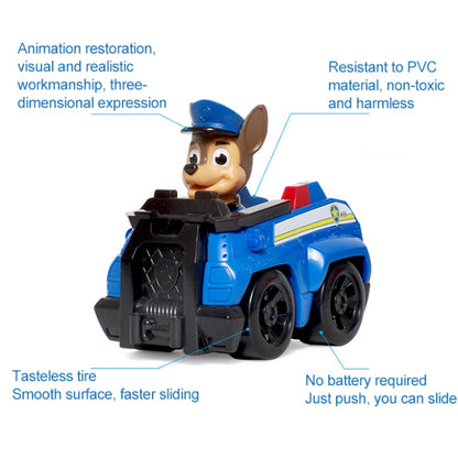 Patrol dog Puppy Patrol car toys Figures + Toy Vehicle Model for Children Gifts(Rocky) - Model Toys by PMC Jewellery | Online Shopping South Africa | PMC Jewellery