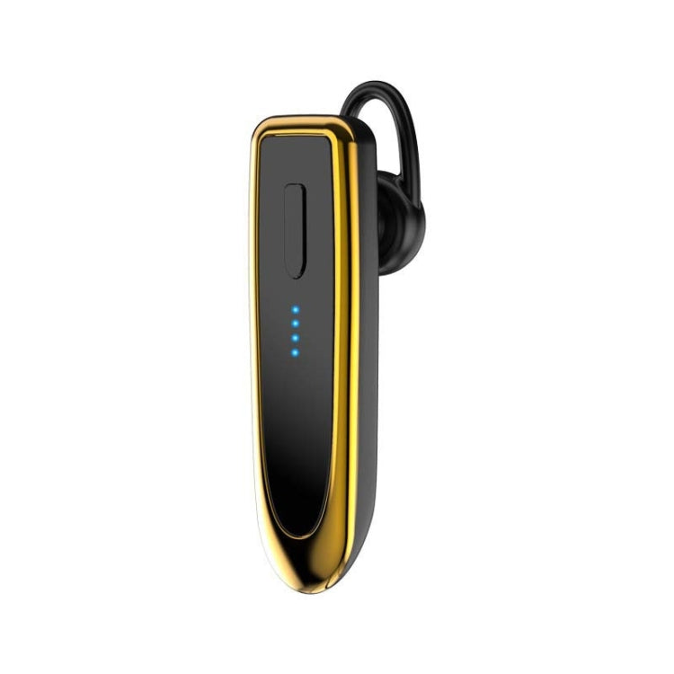 K23 Bluetooth 5.0 Business Wireless Bluetooth Headset, Style:Caller ID(Black And Gold) - Bluetooth Earphone by PMC Jewellery | Online Shopping South Africa | PMC Jewellery