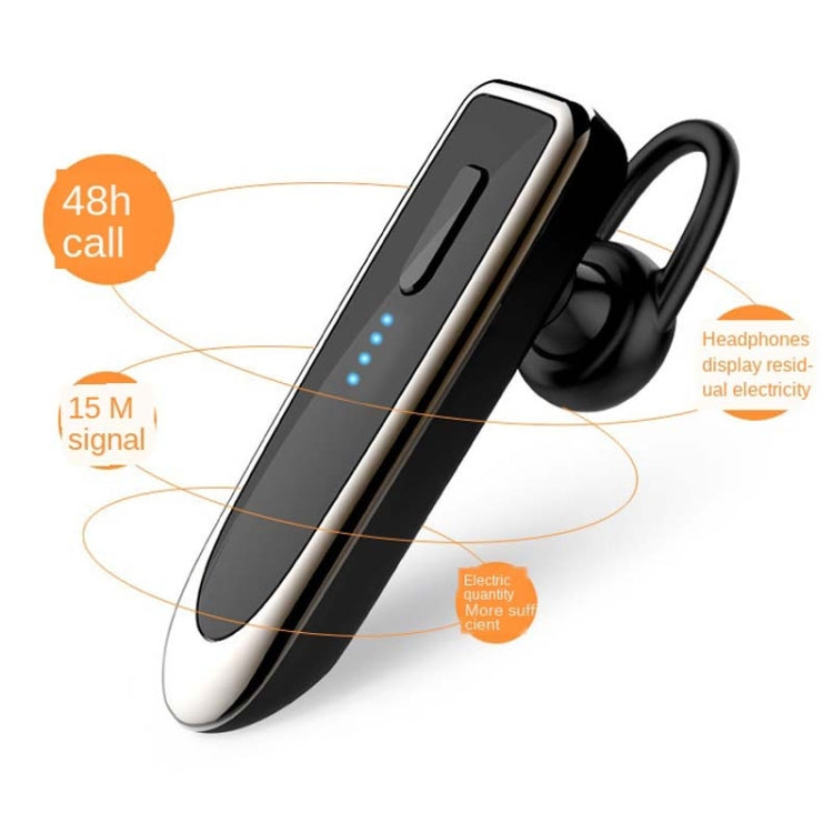 K23 Bluetooth 5.0 Business Wireless Bluetooth Headset, Style:Caller ID(Black Gun) - Bluetooth Earphone by PMC Jewellery | Online Shopping South Africa | PMC Jewellery