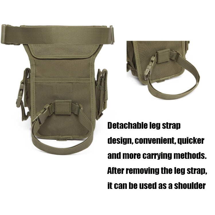 B05 Wild Fishing Portable Waist Bag Outdoor Sports Multifunctional Leg Bag(Army Green) - Waist Bags by PMC Jewellery | Online Shopping South Africa | PMC Jewellery