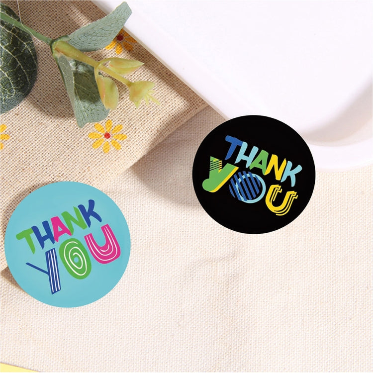 3 PCS Thank You Sticker 8 Kinds Of Pictures Wedding Party Decoration Supplies Label 38 mm/1.5 inch(A-132-38mm) - Sticker & Tags by PMC Jewellery | Online Shopping South Africa | PMC Jewellery